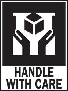 Handle With Care Sign Clip Art
